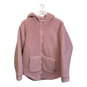 So oversized Cozy Pink Sherpa Jacket size medium